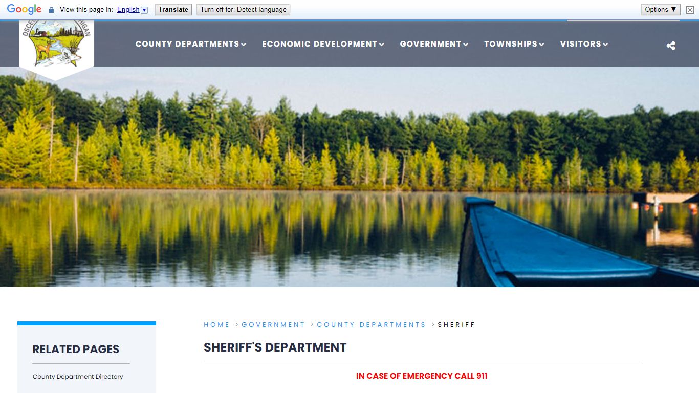 Sheriff's Department - Osceola County, Michigan